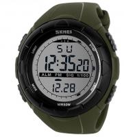 Часы наручные Skmei мужские электронные спортивные 1025army-green