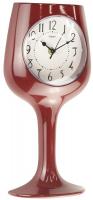 Настенные часы Mirron бокал бордовый 121-176BR