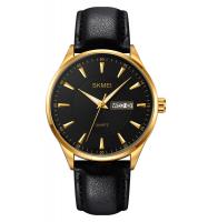 Часы наручные Skmei мужские кварцевые 2075black-black-gold