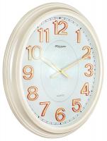 Настенные часы Mirron овальные белые P3017BNBPB