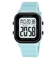 Часы наручные Skmei мужские электронные спортивные 2437light-blue