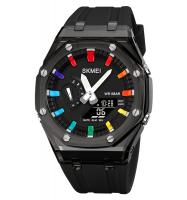 Часы наручные Skmei мужские электронные спортивные 2100black-black