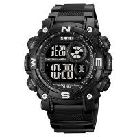 Часы наручные Skmei мужские электронные спортивные водонепроницаемые 1887black-black