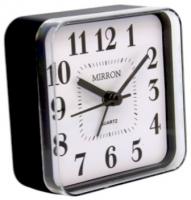 Будильник Mirron кварцевый черный 2659black