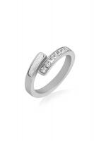 Кольцо со стразами 6006-1DK размер  L