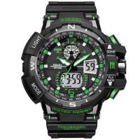 Часы наручные Smael электронные SM1376black-green