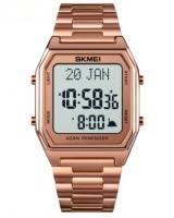 Часы наручные Skmei мужские электронные для мусульман 1763rose-gold