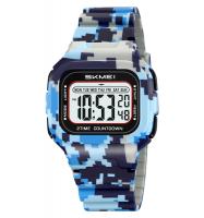 Часы наручные Skmei мужские электронные спортивные 2343blue-camo