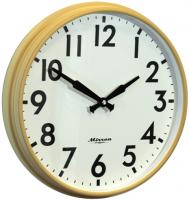 Настенные часы Mirron круглые желтые P3086ABmB