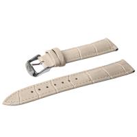 Ремешок для часов натуральная кожа серый 10 мм C1-10grey