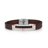 Браслет мужской из натуральной кожи 2101-02DK