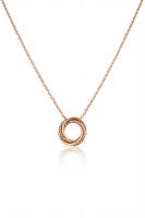 Цепочка с кулоном круг 4049-3 DK