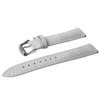 Ремешок для часов натуральная кожа серый 12 мм C1-12grey