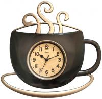 Настенные часы Mirron чашка коричневая 121-159K