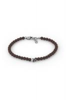 Браслет мужской с черепом Daniel Klein бусины из искуственного камня 2221-3 DK