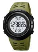 Часы наручные Skmei мужские электронные спортивные 2070army-green-white