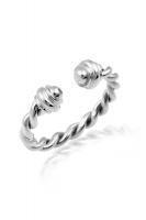 Кольцо не сомкнутое витое 6004-1 DK размер  L