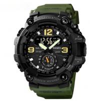 Часы наручные Skmei мужские электронные спортивные 1637army-green
