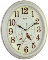 Настенные часы Mirron овальные белые F325BBZT