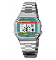 Часы наручные Skmei мужские электронные 2514silver-green