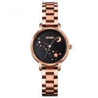 Часы наручные Skmei женские кварцевые 1708rose-gold-black