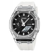 Часы наручные Skmei мужские электронные спортивные 2100white-black