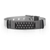 Браслет мужской меланское плетение 2093-01DK