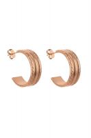 Серьги пусеты кольца 5019-3 DK