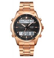 Часы наручные Skmei мужские электронные 2049rose-gold-white