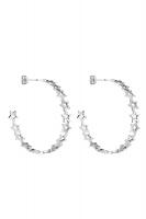 Серьги кольца звезды 5017-01DK