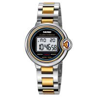 Часы наручные Skmei женские электронные 2285silver-gold