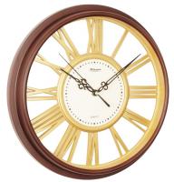 Настенные часы Mirron круглые коричневые S66TDBZ