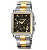 Часы наручные Skmei мужские кварцевые 2339silver-gold-black-steel