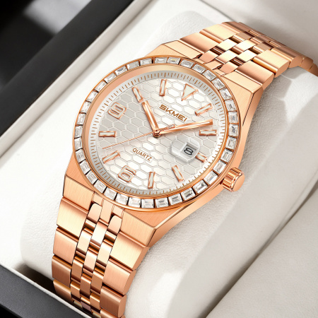 Часы наручные Skmei женские кварцевые 2655rose-gold