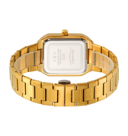 Часы наручные Skmei мужские кварцевые 9373gold-blue