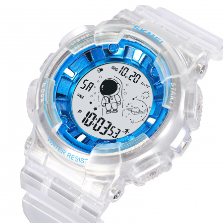 Часы наручные Skmei мужские электронные спортивные 2035white-blue
