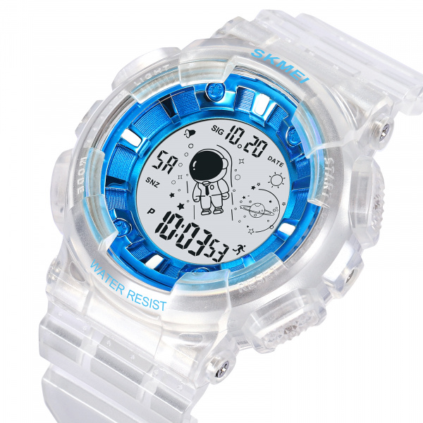 Часы наручные Skmei мужские электронные спортивные 2035white-blue