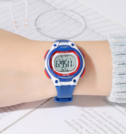 Часы наручные Skmei женские электронные спортивные  2555lake-blue