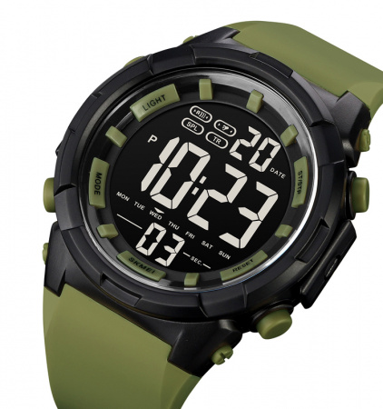 Часы наручные Skmei мужские электронные спортивные 1845army-green
