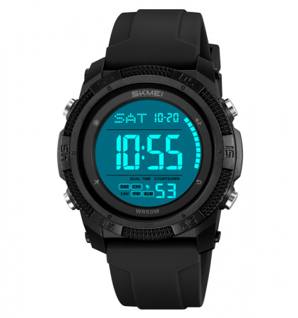Часы наручные Skmei мужские электронные спортивные 2449black-white