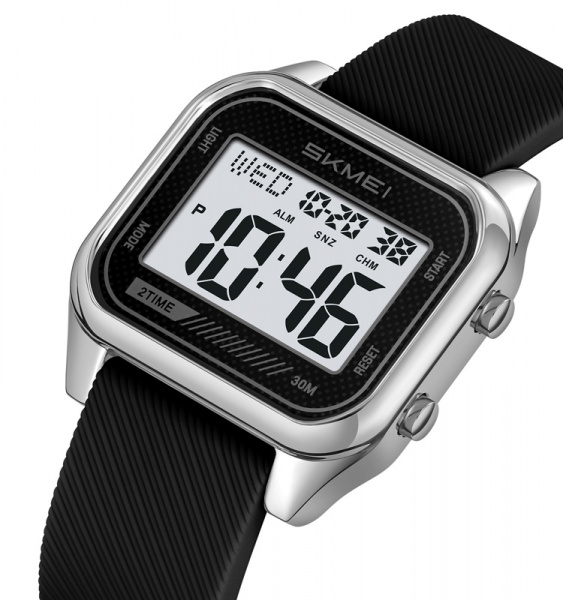 Часы наручные Skmei мужские электронные 2496silver-black
