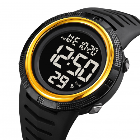 Часы наручные Skmei мужские электронные спортивные 2148gold-black
