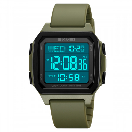 Часы наручные Skmei мужские электронные спортивные 2515green