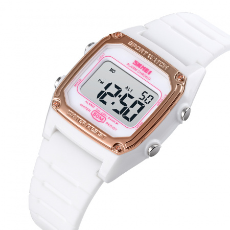 Часы наручные Skmei женские электронные спортивные 1614white