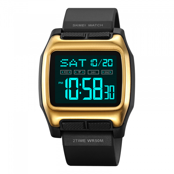 Часы наручные Skmei мужские электронные спортивные 2193gold-black