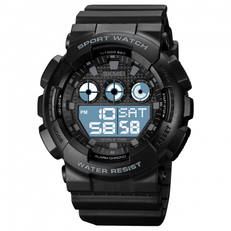 Часы наручные Skmei мужские электронные спортивные 1857black-white