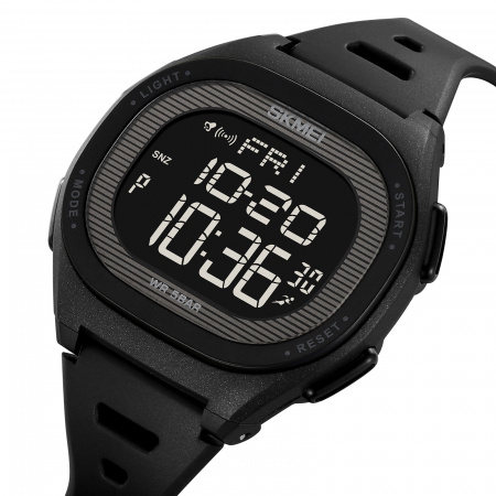 Часы наручные Skmei мужские электронные спортивные 2189black-black