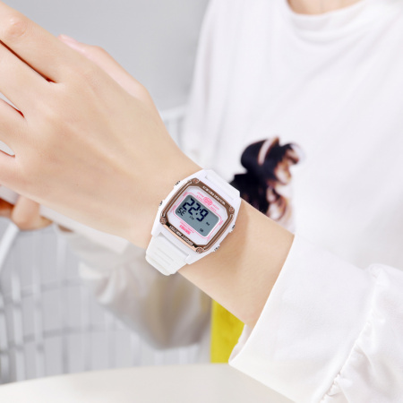 Часы наручные Skmei женские электронные спортивные 1614white