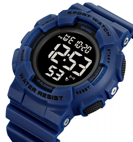 Часы наручные Skmei мужские электронные спортивные 2081blue-black