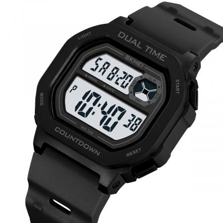 Часы наручные Skmei мужские электронные спортивные 2543black-white